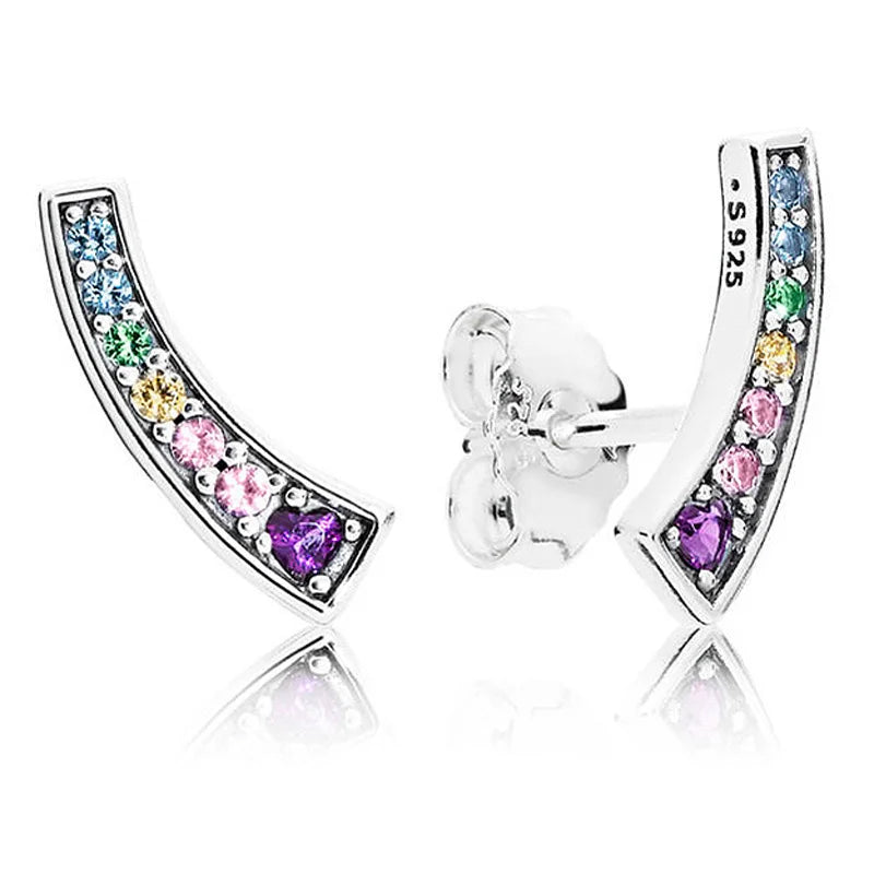 Hot Air Balloon Earrings 925 Sterling Silver