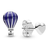Hot Air Balloon Earrings 925 Sterling Silver