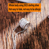 Fashionable Cylindrical Clavicle Pendant