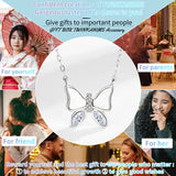 Lady Butterfly Necklace Natural Mother of Pearl Sterling Silver 925