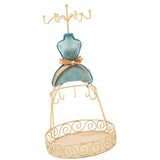Lady Mannequin Dress Jewelry Holder Stand For Earrings Necklace