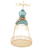 Lady Mannequin Dress Jewelry Holder Stand For Earrings Necklace