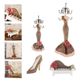 Lady Mannequin Jewelry Display Stand Organizer Necklace Bracelet Showcase