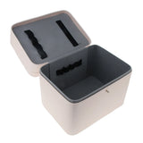 Lady Women 2-layer PU Leather Cosmetic Jewelry Storage