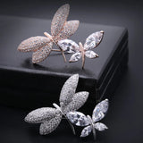 Lady's Lovely Dragonfly Brooch with Zircon High Accessories