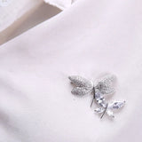 Lady's Lovely Dragonfly Brooch with Zircon High Accessories