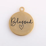 Ladyfun Stainless Steel Charm Pendant for DIY Jewelry Making