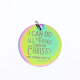 Ladyfun Customizable CHRIST Pendant Charms - Stainless Steel