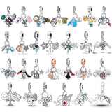 925 Sterling Silver Prata Pendant Three-Piece Set Jewelry Bracelet & Pendant