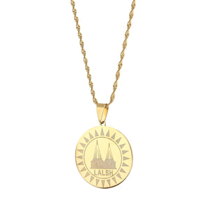 Lalish Pendant Chain Necklace Yezidi Faith Pilgrimage Jewelry