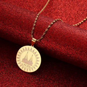 Lalish Pendant Chain Necklace Yezidi Faith Pilgrimage Jewelry