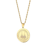Lalish Pendant Chain Necklace Yezidi Faith Pilgrimage Jewelry