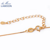 Lamoon 40+5cm 925 Sterling Silver Box Chain Necklace for Men and Woman