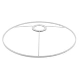 Lampshade Frame Holder Wire Drum Light Rings Silver Harp Spider DIY