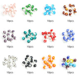 Mushroom Beads Craft Kit with Metal Pendant Jewelry Finding