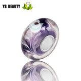 Sunflower Glass Bead Bracelet DIY Collar Sterling Silver