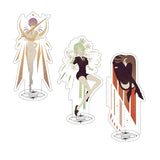 Houseki No Kuni Anime Keychain Acrylic Stand Man Woman Key Chain Car Accessories