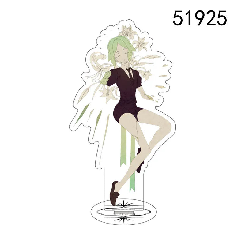 Houseki No Kuni Anime Keychain Acrylic Stand Man Woman Key Chain Car Accessories