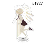 Houseki No Kuni Anime Keychain Acrylic Stand Man Woman Key Chain Car Accessories