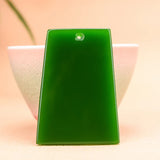 Green Jade Pendant Necklace Chinese Gemstone Hand-Carved Charm Jewellery