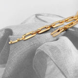 Lanruisha Copper Chain Zircon Geometric Square Bracelet