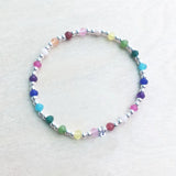 Lanseis Colorful Bead Baby Bracelet, Jewelry Making Gift for Women
