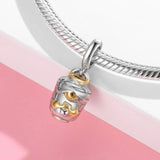 Lantern Ghost Dangle Charm for Bracelet Necklace DIY Gift