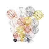 Spiral Bead Cages Pendants for Women Charms Necklace DIY