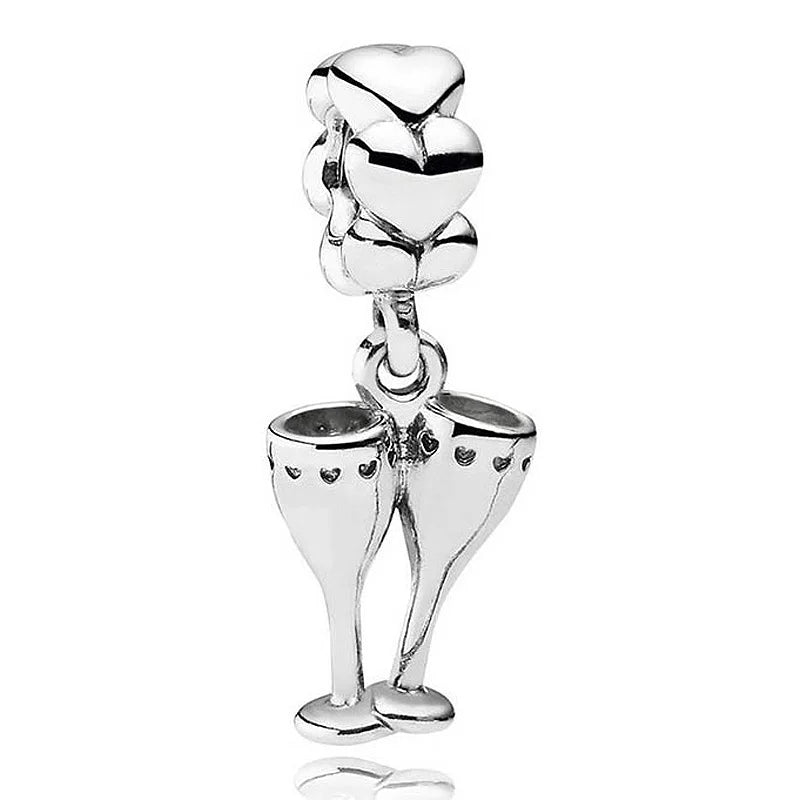 Eiffel Tower Loving Family Charm 925 Silver Bead