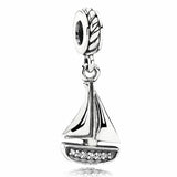 Eiffel Tower Loving Family Charm 925 Silver Bead