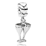 Eiffel Tower Loving Family Charm 925 Silver Bead