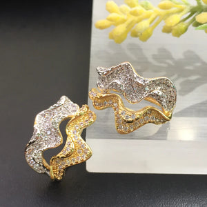 Lanyika Jewelry Wavy Line Micro Plated Party Earrings Anniversary Daily Gift