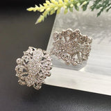 Lanyika Jewelry Butterfly-shaped Ingot Micro Plated Earrings