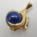 Lapis Bead Dragon's Talons Pendant Jewelry for Woman Gift