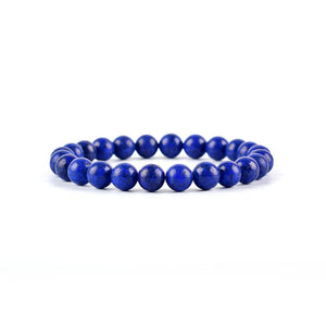 Lapis Lazuli Agate Beads Bracelet 6/8/10mm Stretch Round Jewelry
