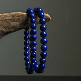 Lapis Lazuli Agate Beads Bracelet 6/8/10mm Stretch Round Jewelry