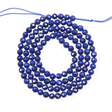 Lapis Lazuli Beads Strand 2/3/4mm Faceted Round Gemstone