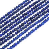 Lapis Lazuli Beads Strand 2/3/4mm Faceted Round Gemstone