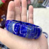 Lapis Lazuli Stone Beads Bracelet Gemstone Jewelry Bangle Men Women Gift