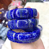 Lapis Lazuli Stone Beads Bracelet Gemstone Jewelry Bangle Men Women Gift