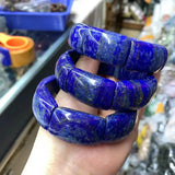 Lapis Lazuli Stone Beads Bracelet Gemstone Bangle