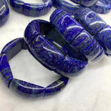 Lapis Lazuli Stone Beads Bracelet Gemstone Bangle