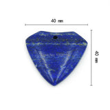Lapis Lazuli Stone Arrow Pendant 40*40 mm