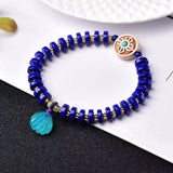 Lapis Lazuli Bead Bracelet Natural Crystal Stone Jewelry for Women