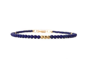 Lapis Bracelet Men Hematite Stone Bead