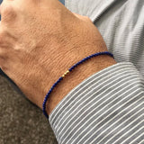 Lapis Bracelet Men Hematite Stone Bead