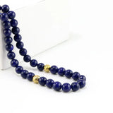 Lapis Lazuli Tasbih Muslim Bracelet 33 Stone Bead Misbaha Islamic Jewelry