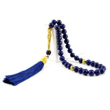 Lapis Lazuli Tasbih Muslim Bracelet 33 Stone Bead Misbaha Islamic Jewelry