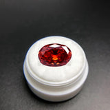 15.0Ct Oval Cut Orange Red Ruby Gemstone