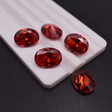 15.0Ct Oval Cut Orange Red Ruby Gemstone